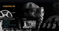 Desktop Screenshot of cinezine.se